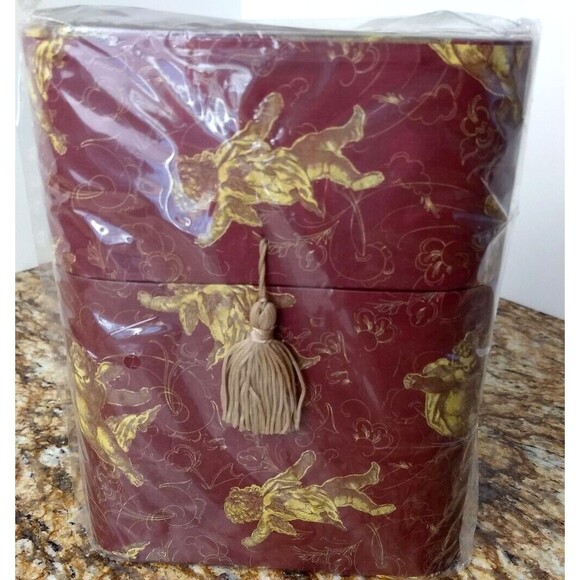 Vintage 2003 Cherubs Note Card Set in Display Case w/ Tassel Cards & Envelopes - Picture 6 of 12